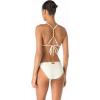 Vince Camuto Women’s Beaded String Triangle Bikini Top(Ivory)