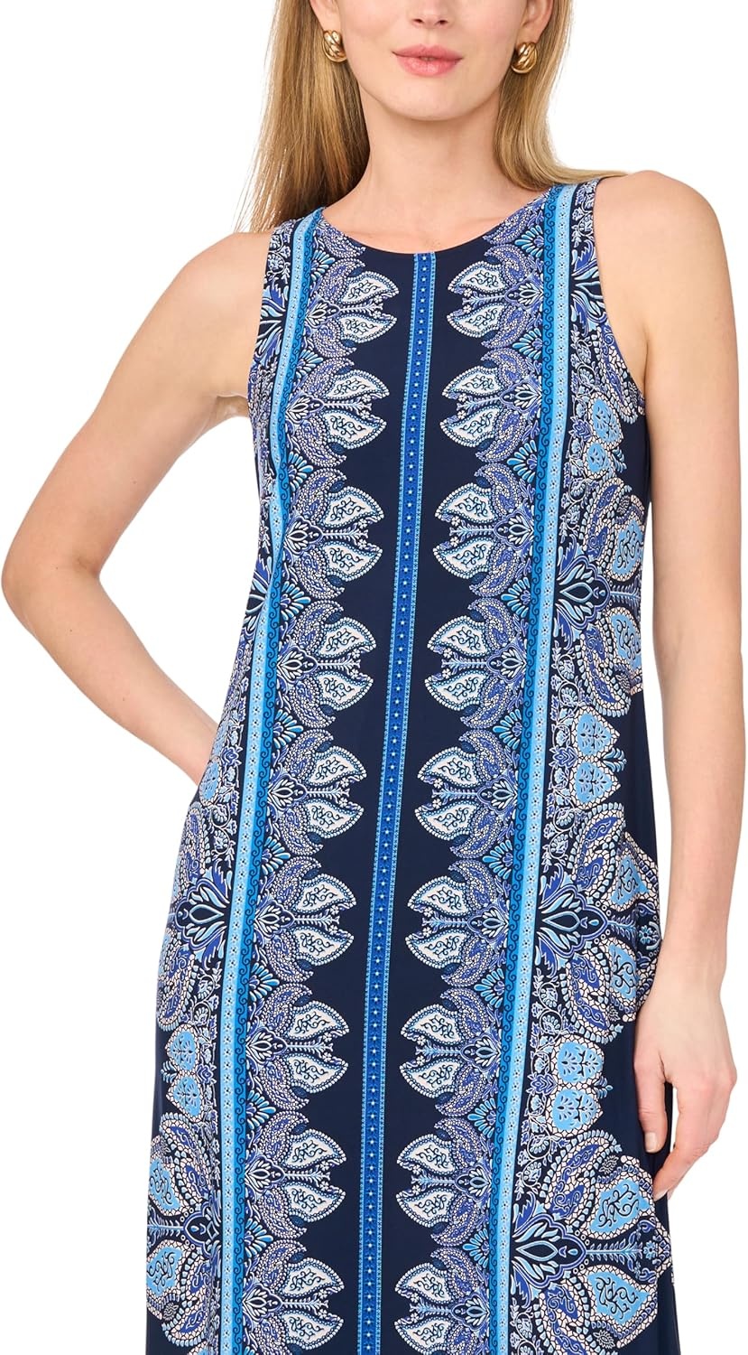 image:imageVince Camuto Womens Sleeveless Back Keyhole Maxi DressClassic Navy