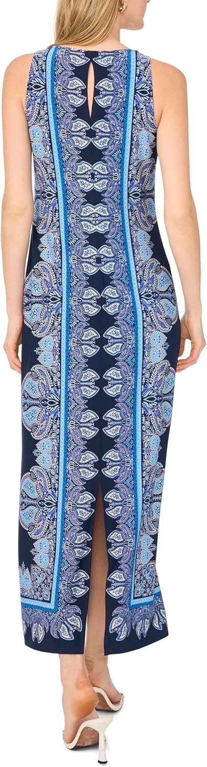 image:imageVince Camuto Womens Sleeveless Back Keyhole Maxi DressClassic Navy