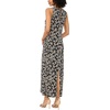 Vince Camuto Women’s Floral Sleeveless Maxi Dress(Smoke Gray)