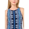 Vince Camuto Women’s Sleeveless Back Keyhole Maxi Dress(Classic Navy)