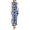 Vince Camuto Women’s Sleeveless Back Keyhole Maxi Dress(Classic Navy)