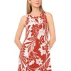 Vince Camuto Women’s Sleeveless Back Keyhole Maxi Dress(Rust)