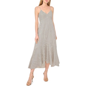 Vince Camuto Women’s High Low Sleeveless Maxi Dress(Classic Navy)