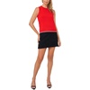 Vince Camuto Women’s Crew Neck Sleeveless Top(Lobster Red)
