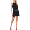 Vince Camuto Women’s Crew Neck Sleeveless Top(Rich Black)