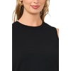 Vince Camuto Women’s Crew Neck Sleeveless Top(Rich Black)