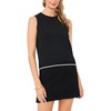 Vince Camuto Women’s Crew Neck Sleeveless Top(Rich Black)