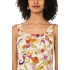 Vince Camuto Square Neck Tiered Maxi(Apple Red)