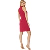 Vince Camuto Women’s Sleeveless Halter Tie Neck Shift Mini Dress(Berry)