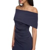 Vince Camuto Women’s Sleeveless Off Shoulder Cocktail Midi Dress(Navy)